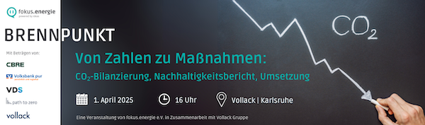 Banner Brennpunkt von Zahlen zu Maßnahmen